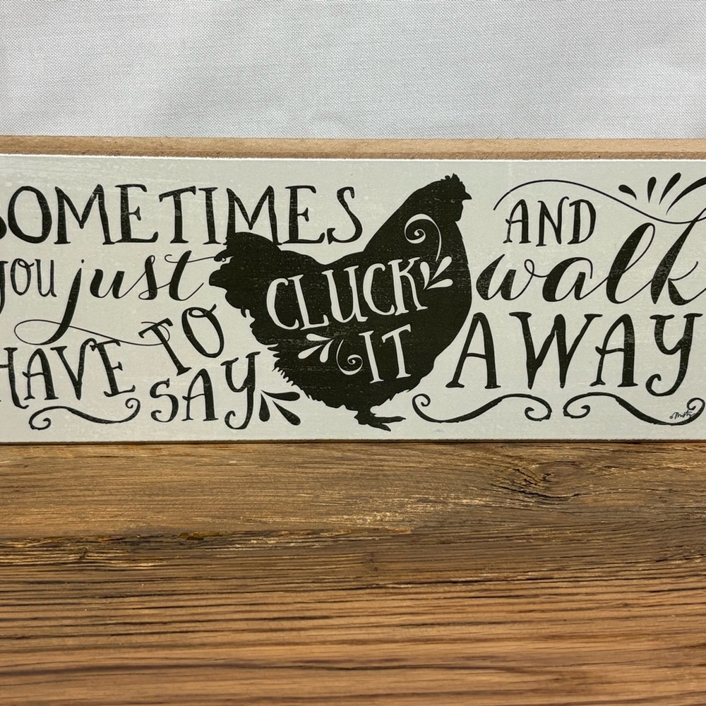 Charming Black and White Chicken Wall Decor